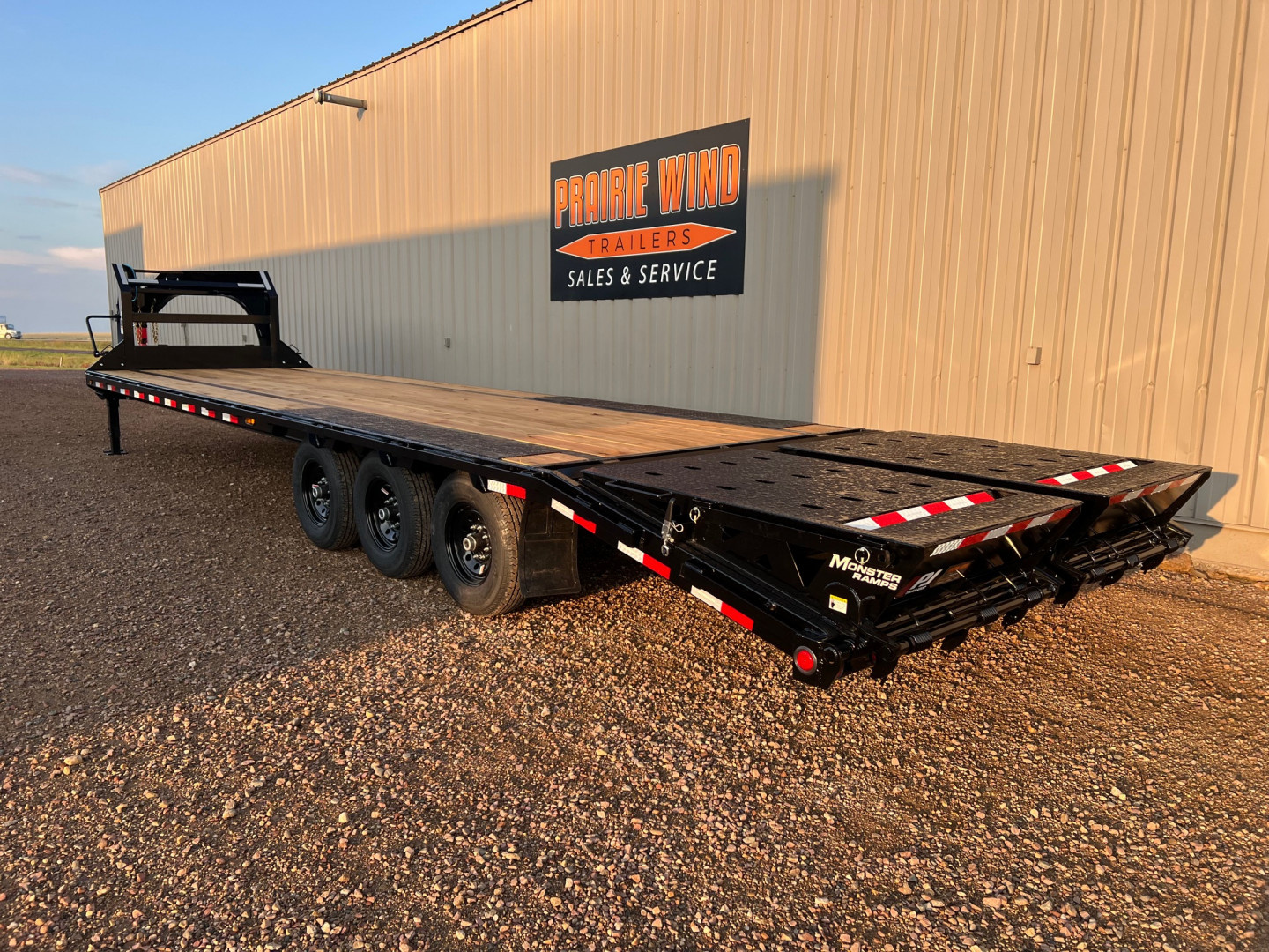 New 2026 PJ Trailers 32 Triple Axle Low Profile LS Gooseneck Trailer