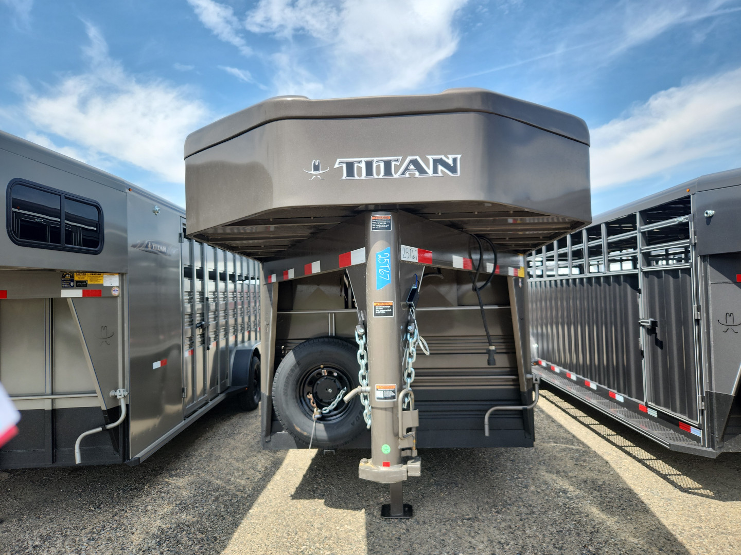 New 2025 Titan Trailer Stock 6'8x20