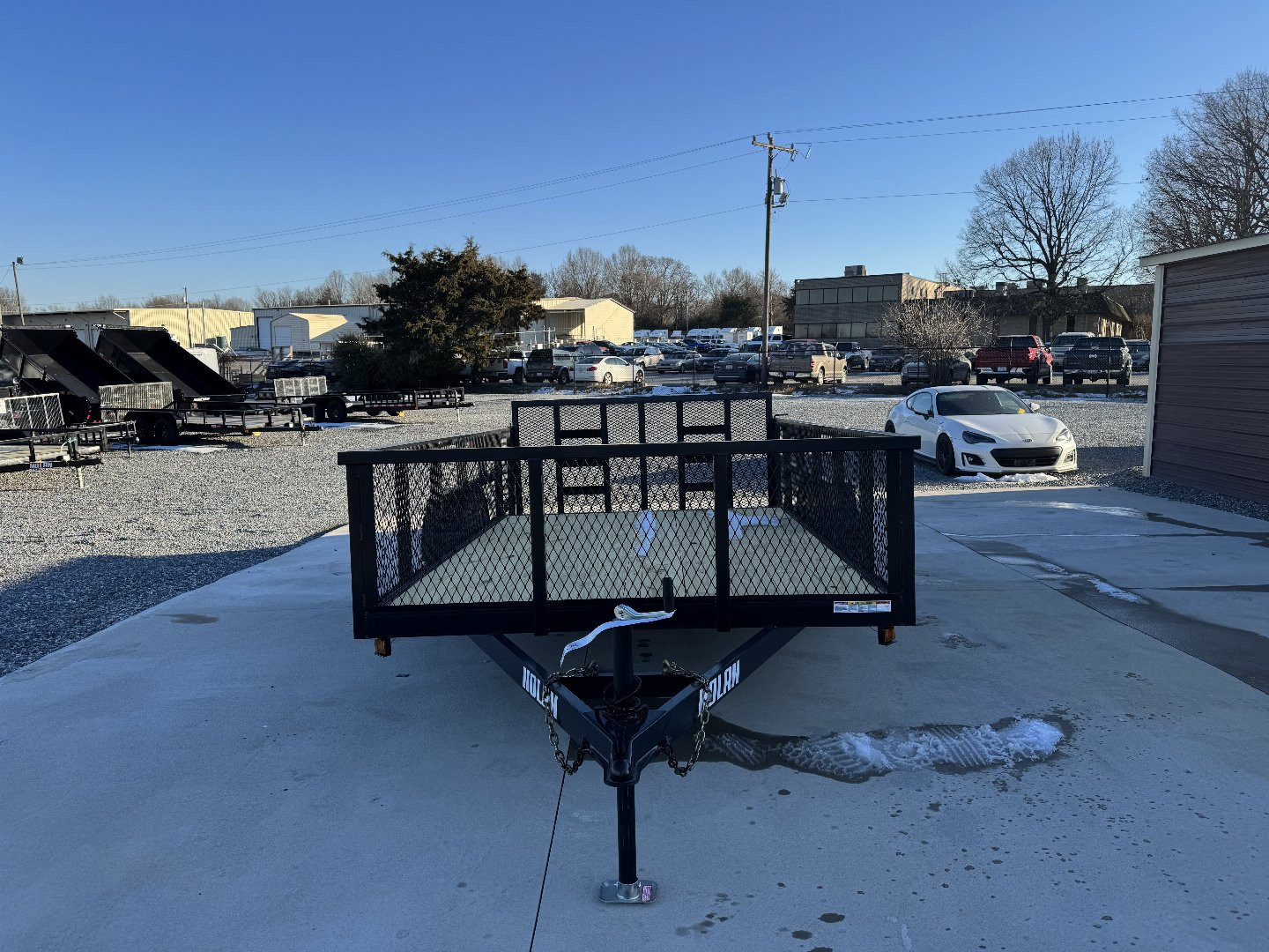 New 2025 Nolan 7X12 Utility Trailer w/2ft Mesh Sides 3K