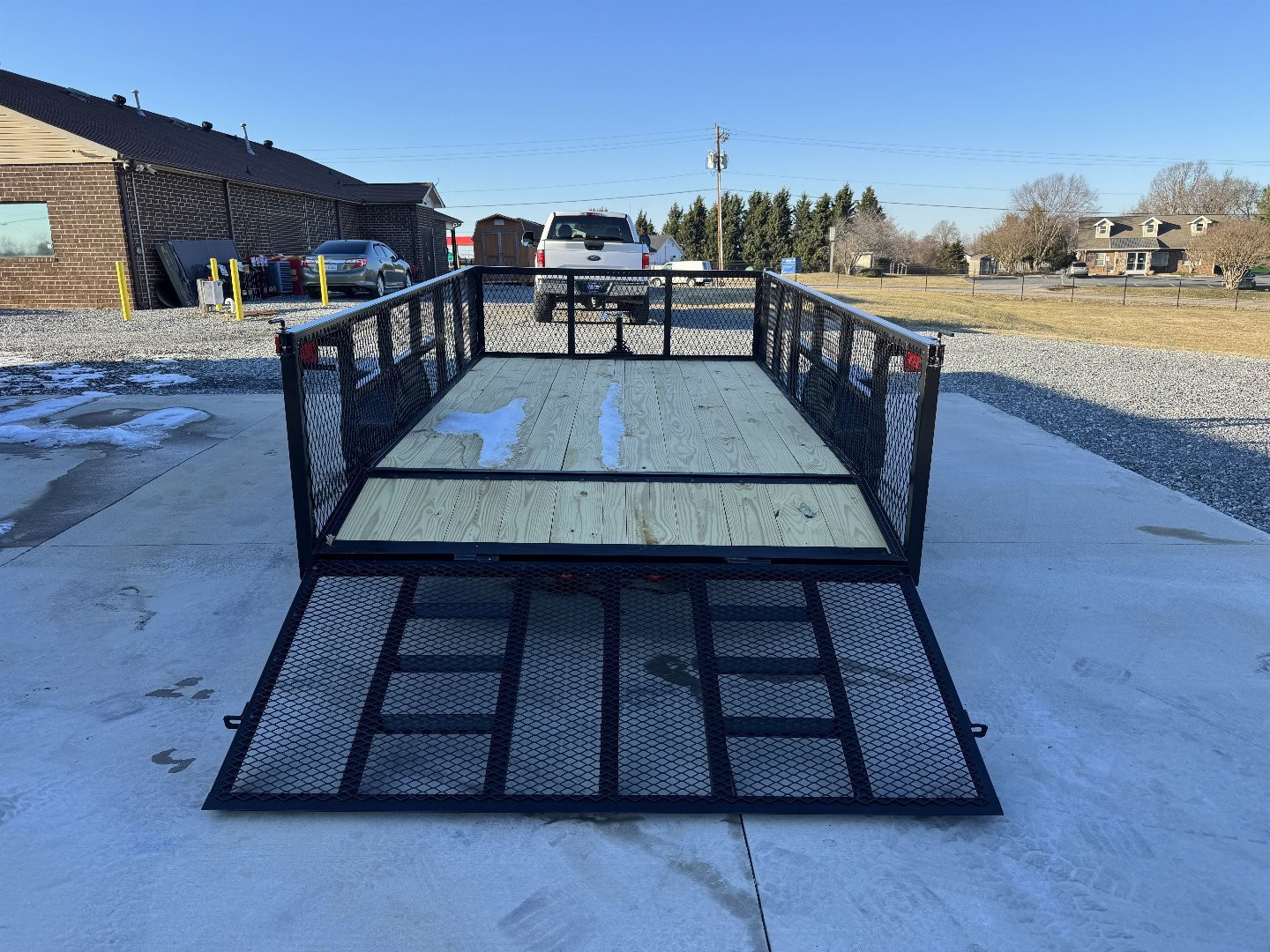 New 2025 Nolan 7X12 Utility Trailer w/2ft Mesh Sides 3K