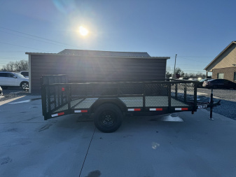 New 2025 Nolan 7X12 Utility Trailer w/2ft Mesh Sides 3K