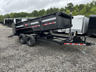 New 2025 U-Dump 7x14 With 31  Sides, Dump Trailer, NEW  Rebel Edition , 14K GVWR
