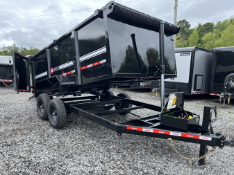 New 2025 U-Dump 7x14 Dump Trailer, 48  Sides, Telescopic, PRO -HEAVY DUTY - 14K GVWR
