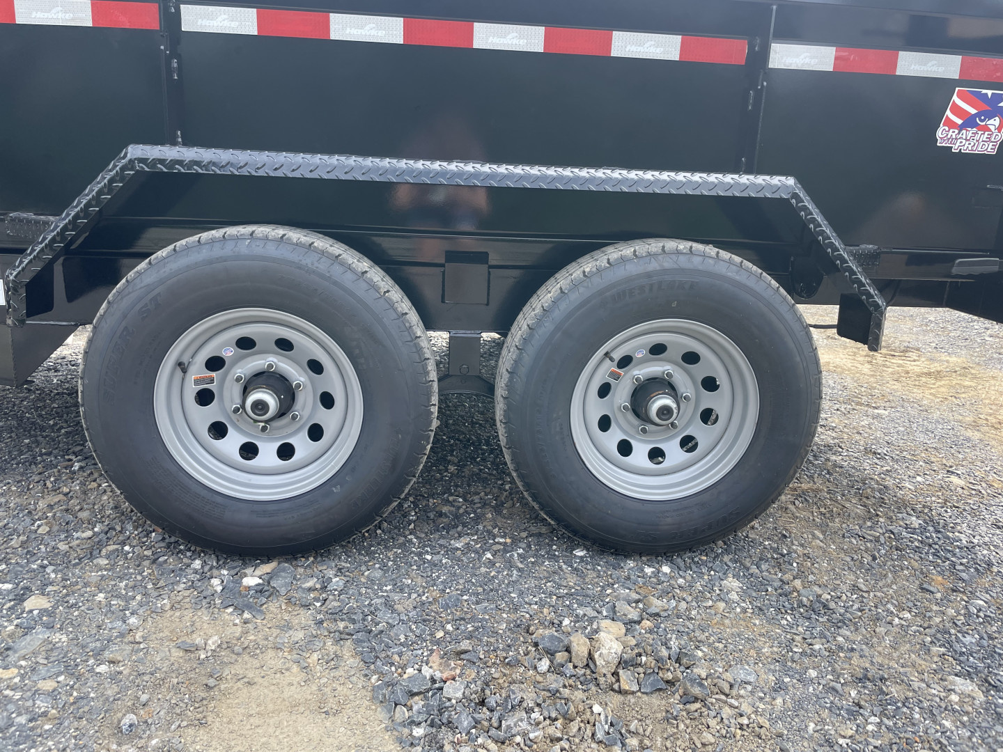 New 2026 Hawke 6X10 10K Dump Trailer