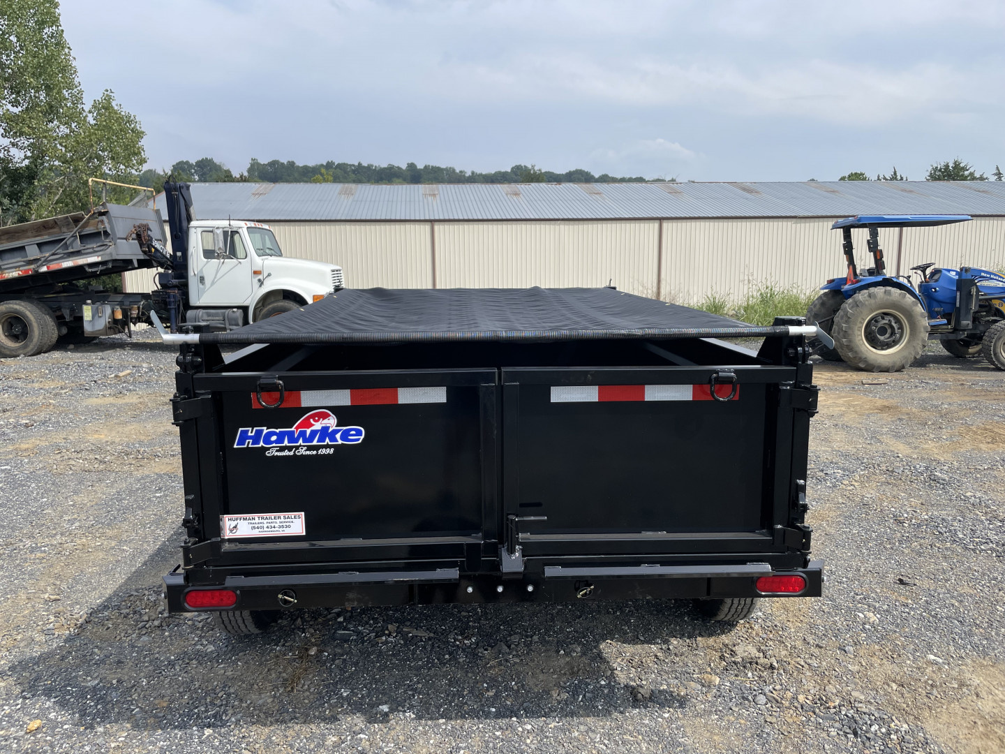 New 2026 Hawke 6X10 10K Dump Trailer