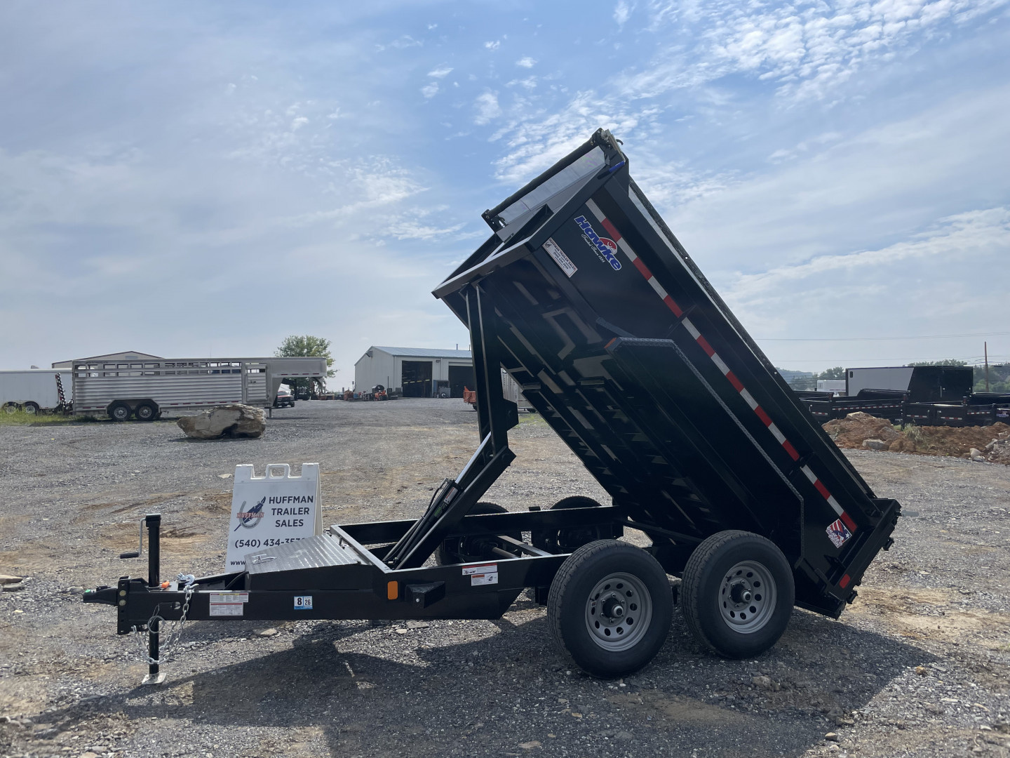 New 2026 Hawke 6X10 10K Dump Trailer