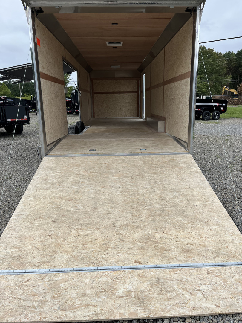 New 2026 Haulmark ALUMINUM EDGE 28 Race Trailer With Premium Escape Door, 12K GVWR, Polycor