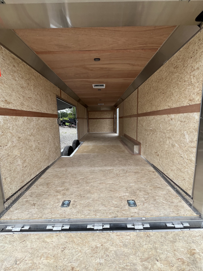 New 2026 Haulmark ALUMINUM EDGE 28 Race Trailer With Premium Escape Door, 12K GVWR, Polycor