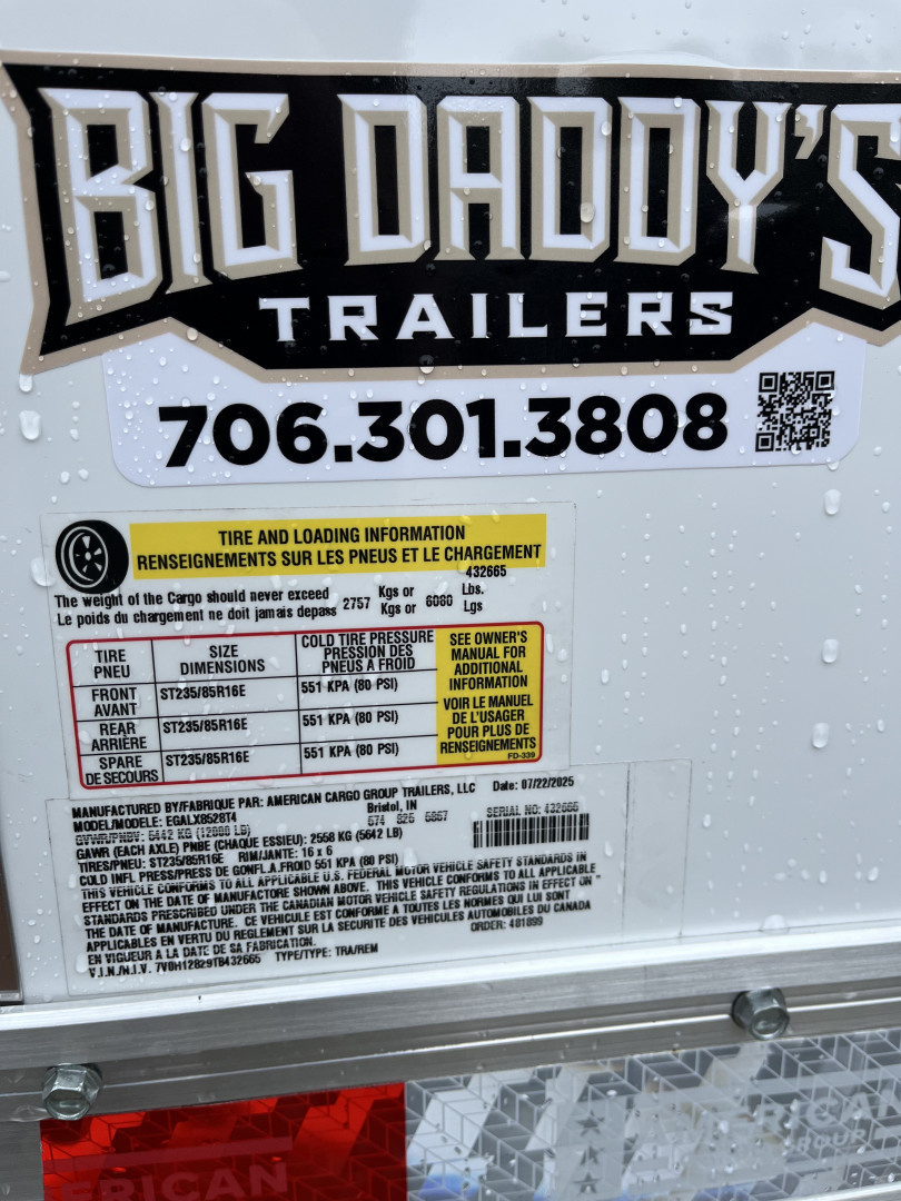 New 2026 Haulmark ALUMINUM EDGE 28 Race Trailer With Premium Escape Door, 12K GVWR, Polycor