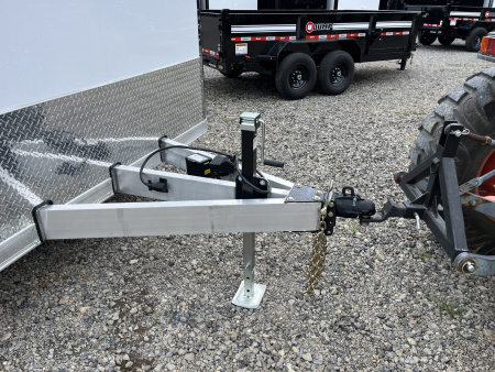 New 2026 Haulmark ALUMINUM EDGE 28 Race Trailer With Premium Escape Door, 12K GVWR, Polycor