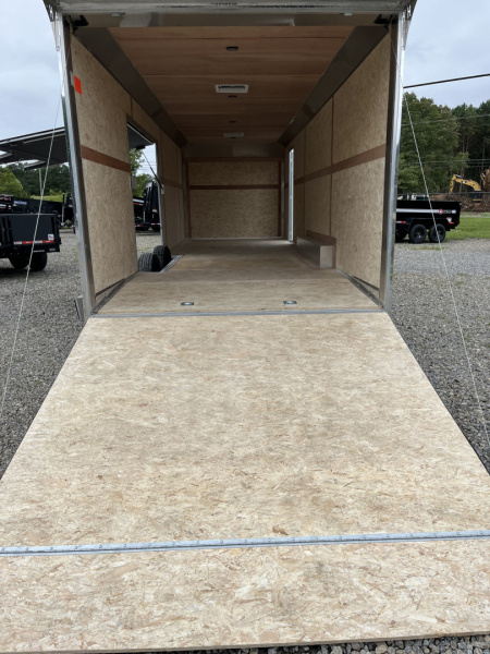 New 2026 Haulmark ALUMINUM EDGE 28 Race Trailer With Premium Escape Door, 12K GVWR, Polycor