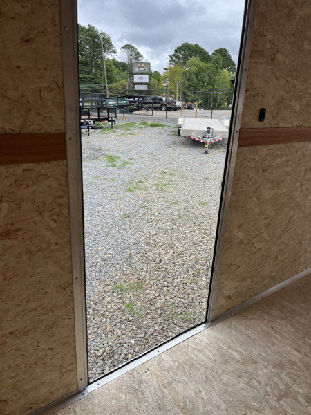 New 2026 Haulmark ALUMINUM EDGE 28 Race Trailer With Premium Escape Door, 12K GVWR, Polycor