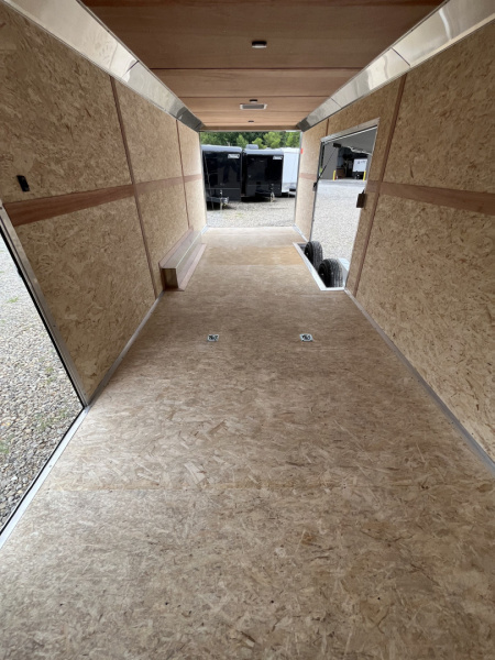 New 2026 Haulmark ALUMINUM EDGE 28 Race Trailer With Premium Escape Door, 12K GVWR, Polycor