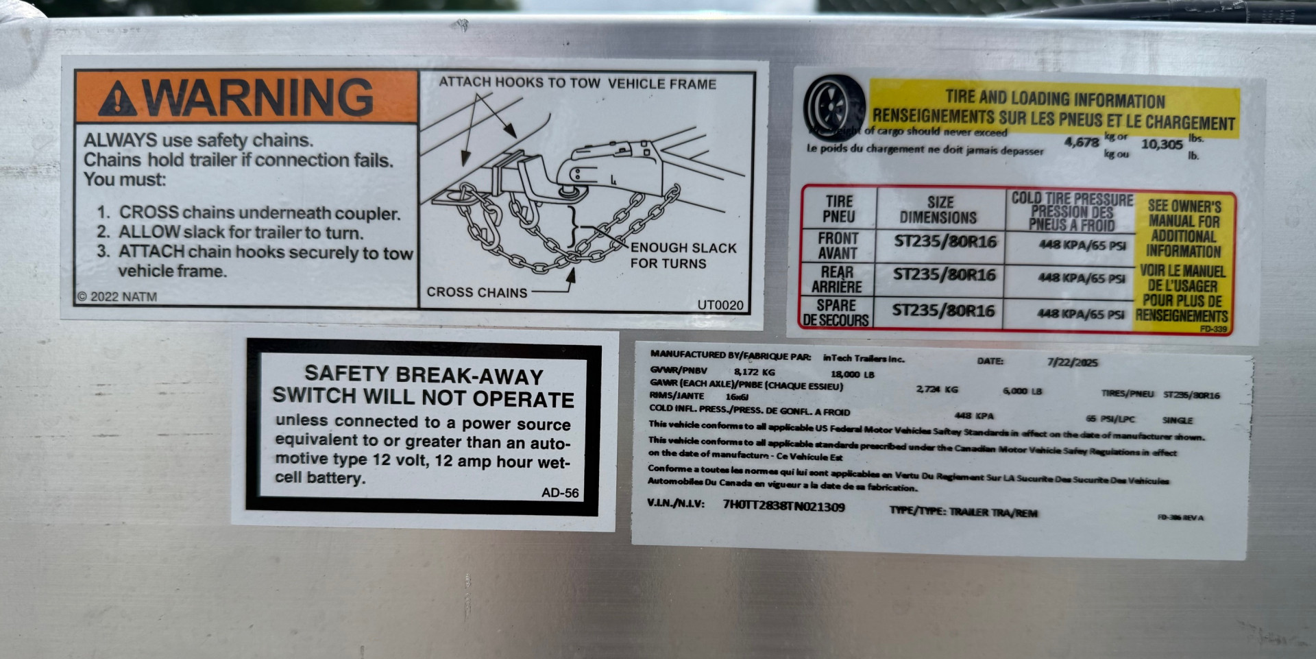 New 2026 inTech Trailers 8.5 x 28 Stacker
