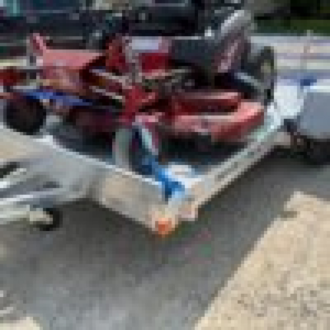 New 2026 Bear Track 80X144 WITH BIFOLD Utility Trailer