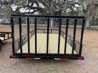 New 2025 Caliber Trailer Mfg 7 x 16 Heavy Duty 7K Tandem Utility Trailer