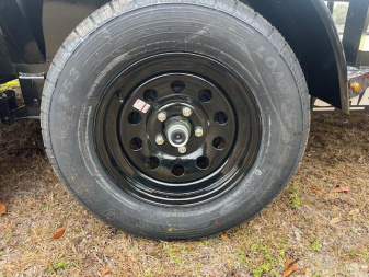 New 2025 Caliber Trailer Mfg 7 x 16 Heavy Duty 7K Tandem Utility Trailer