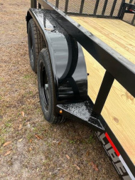 New 2025 Caliber Trailer Mfg 7 x 16 Heavy Duty 7K Tandem Utility Trailer