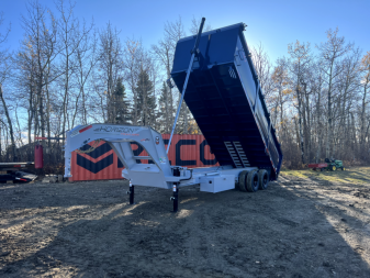 New 2025 Horizon Trailers HZX 96''X18' HEAVY DUTY DUMP BOX 2-10K OIL BATH 25000LBS