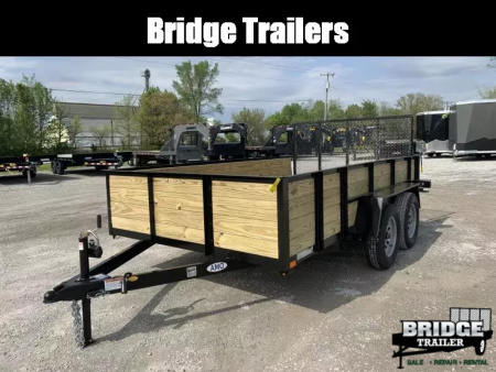New 2026 AMO A9612TBXWG (82  X 12') 7K Tandem Highside Utility Trailer