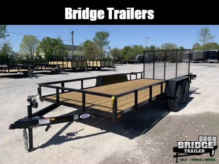 New 2026 AMO AL16TB (76  X 16') 7K Landscape Utility Trailer