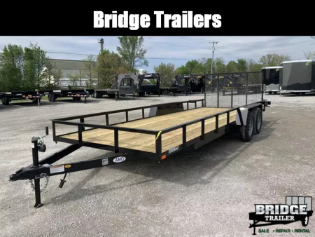 New 2026 AMO AL20TTBXWN (82  X 20') 7K Landscape w/ Gate Utility Trailer