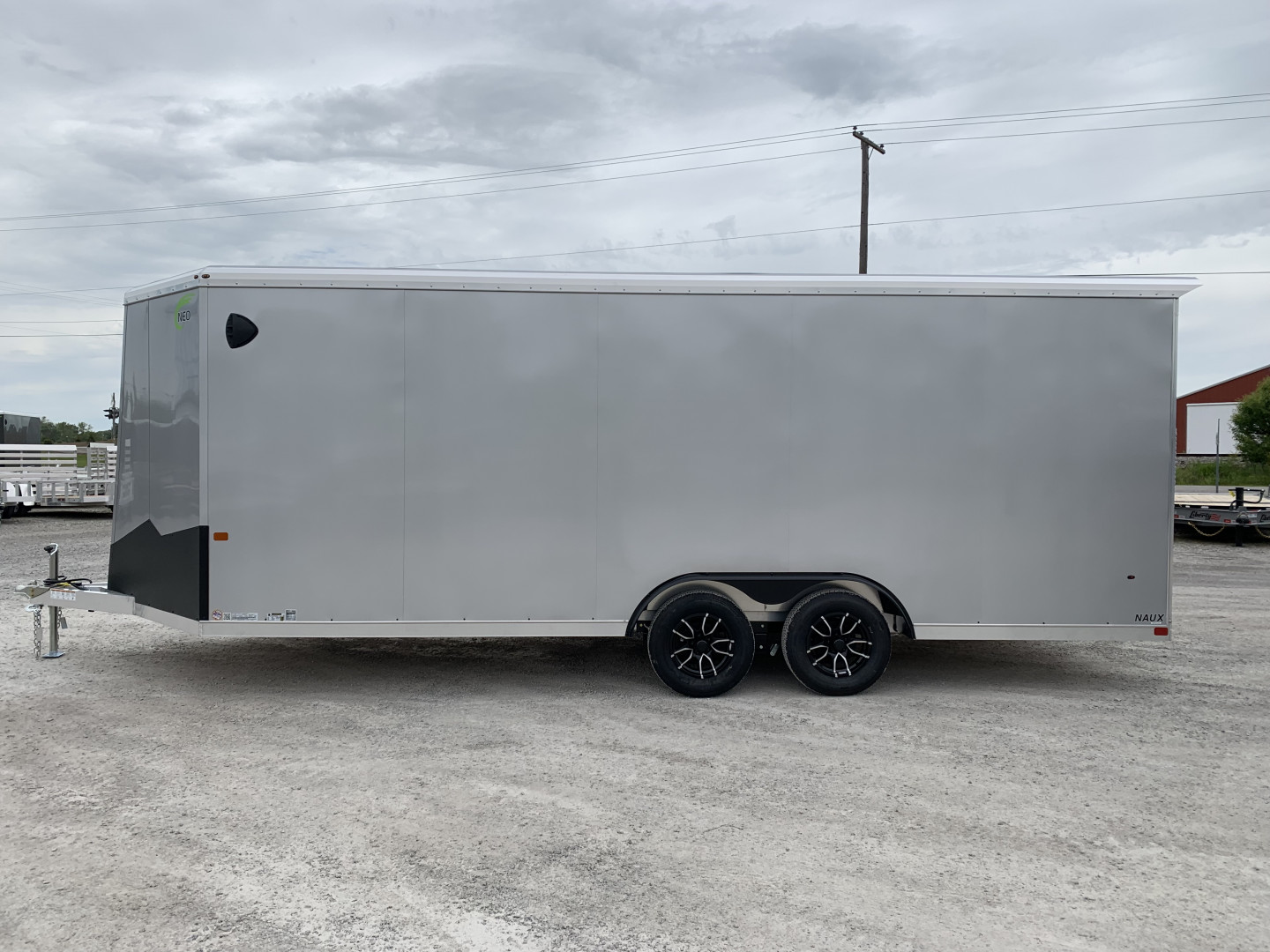 New 2026 NEO Trailers NAUX2085R12 (8.5' X 20') 7K V-NOSE Car / Racing Trailer