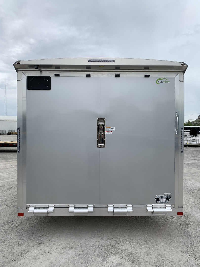 New 2026 NEO Trailers NAUX2085R12 (8.5' X 20') 7K V-NOSE Car / Racing Trailer