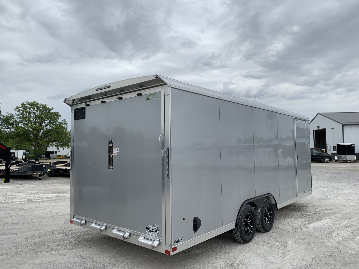 New 2026 NEO Trailers NAUX2085R12 (8.5' X 20') 7K V-NOSE Car / Racing Trailer