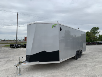 New 2026 NEO Trailers NAUX2085R12 (8.5' X 20') 7K V-NOSE Car / Racing Trailer