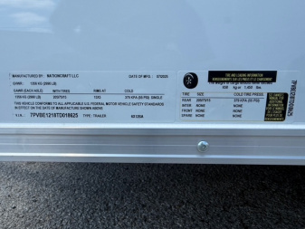 New 2026 NationCraft Trailers 6X12 Cargo Trailer