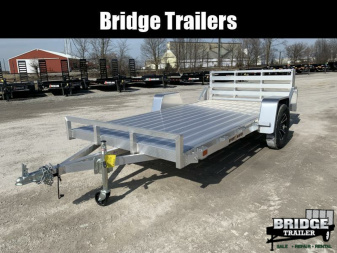 New 2026 Sport Haven AU612D-F (6' X 12') 2.9K Aluminum Utility Trailer