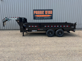 New 2026 PJ Trailers 16' DL Gooseneck Dump Trailer