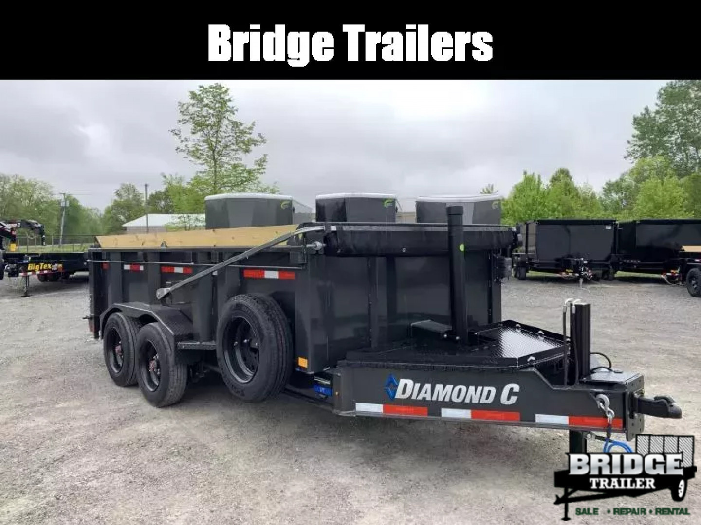 New 2026 Diamond C Trailers LPT208L14X81 (81" X 14') 18K Telescopic Dump Trailer