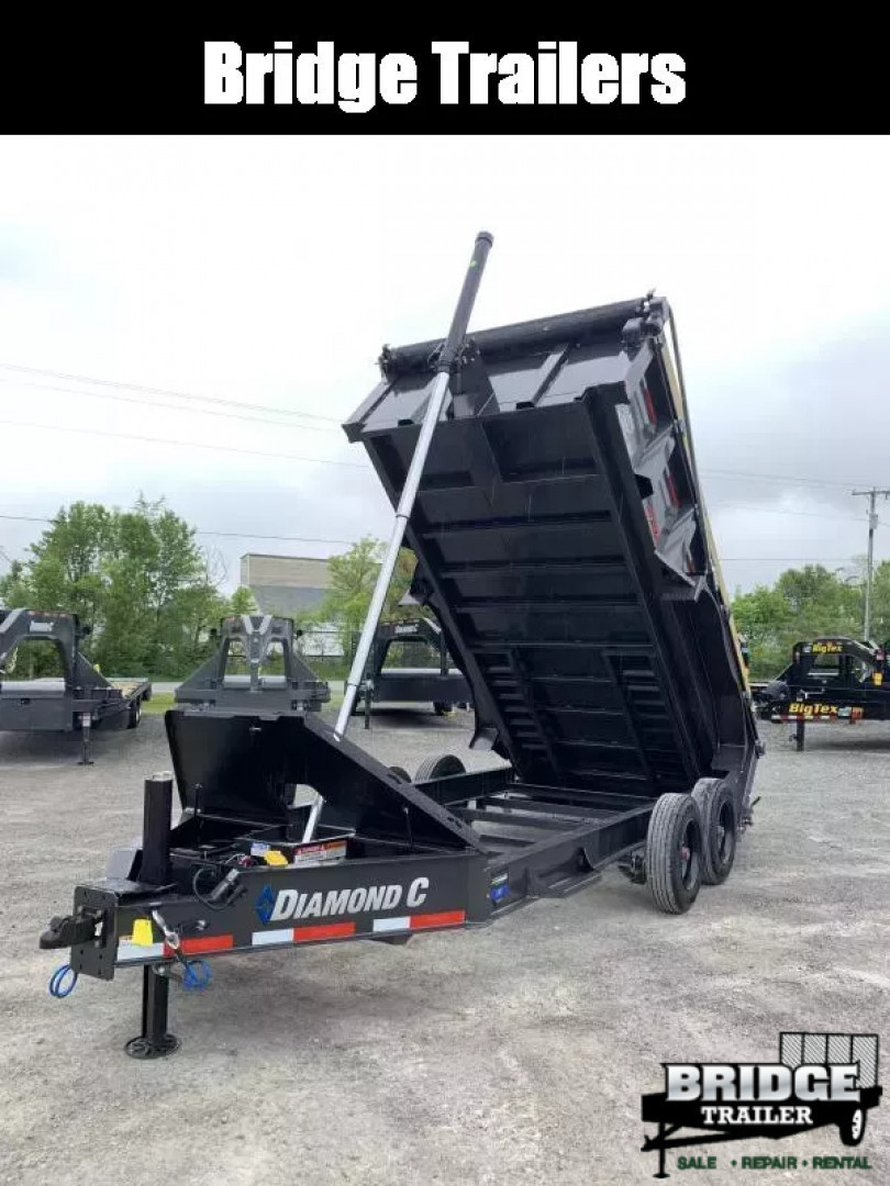 New 2026 Diamond C Trailers LPT208L14X81 (81" X 14') 18K Telescopic Dump Trailer