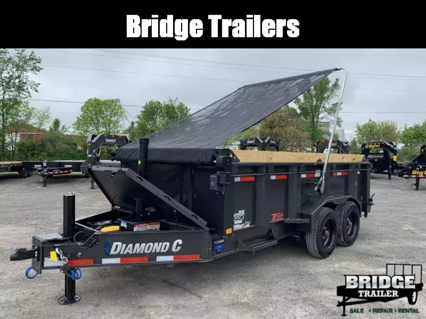 New 2026 Diamond C Trailers LPT208L14X81 (81" X 14') 18K Telescopic Dump Trailer