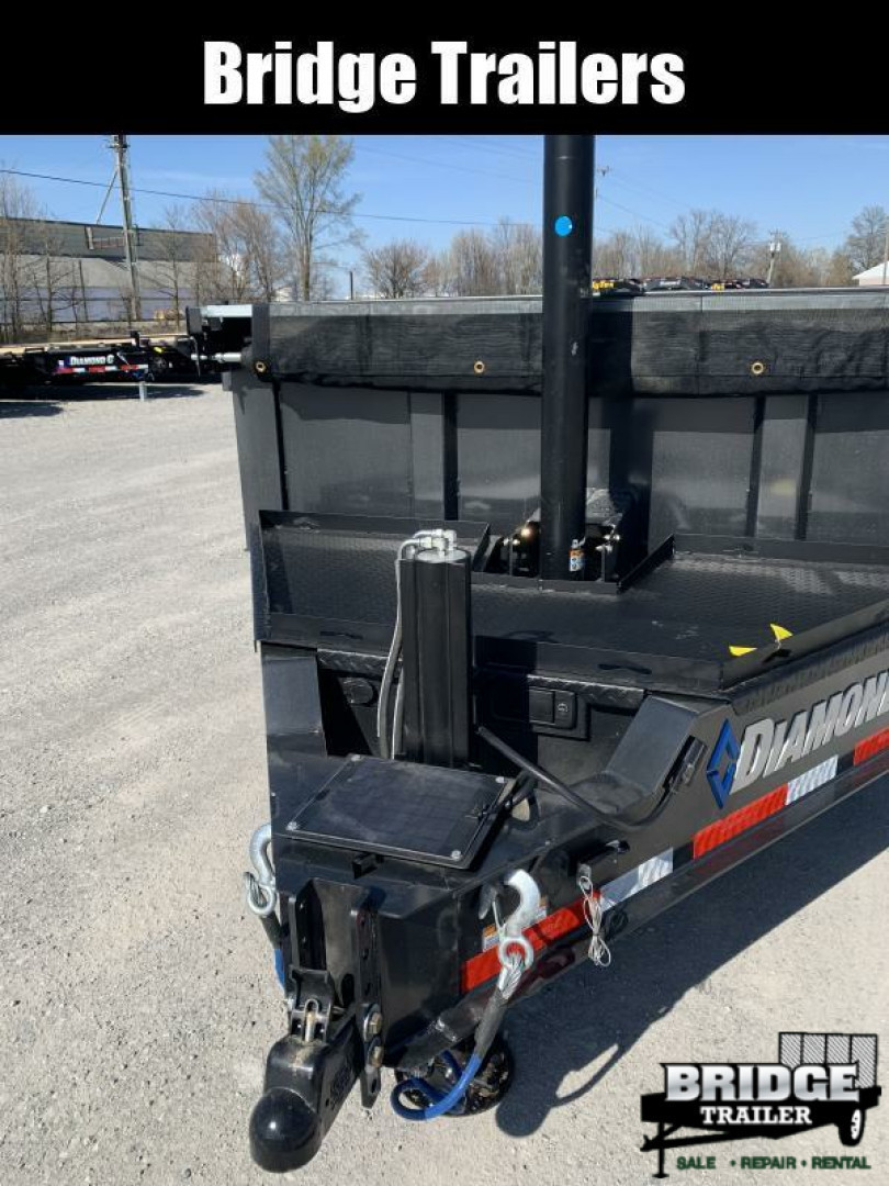 New 2026 Diamond C Trailers LPT207L16X82 (82" X 16') 14.9K Telescopic (Pacesetter Pkg) Dump Trailer