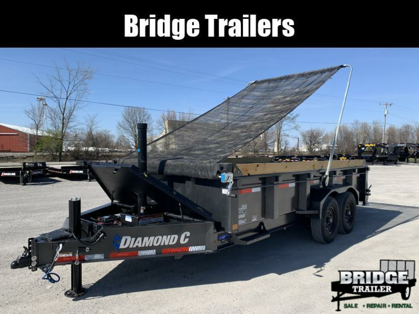 New 2026 Diamond C Trailers LPT207L16X82 (82" X 16') 14.9K Telescopic (Pacesetter Pkg) Dump Trailer