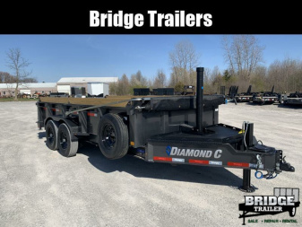 New 2026 Diamond C Trailers LPT207L16X82 (82" X 16') 14.9K Telescopic (Pacesetter Pkg) Dump Trailer
