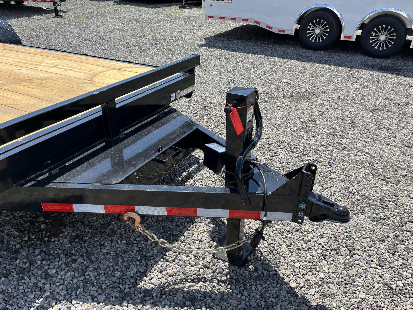 New 2025 Triple Crown 7x20 Heavy Duty Equipment Trailer, 5' Ramps, 16K GVWR