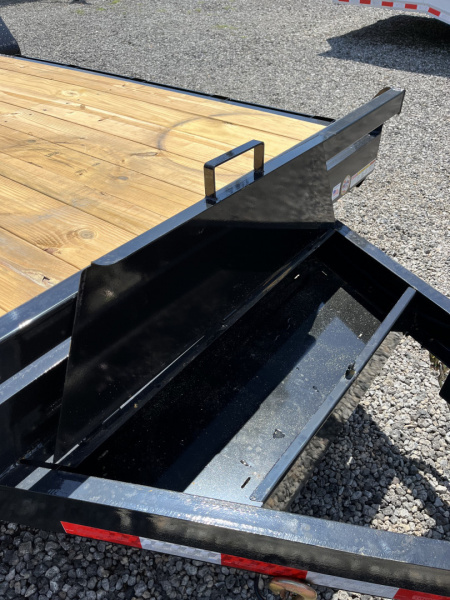 New 2025 Triple Crown 7x20 Heavy Duty Equipment Trailer, 5' Ramps, 16K GVWR