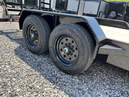 New 2025 Triple Crown 7x20 Heavy Duty Equipment Trailer, 5' Ramps, 16K GVWR