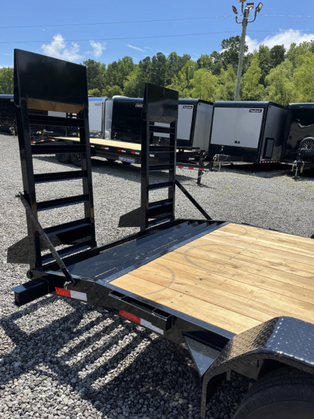 New 2025 Triple Crown 7x20 Heavy Duty Equipment Trailer, 5' Ramps, 16K GVWR