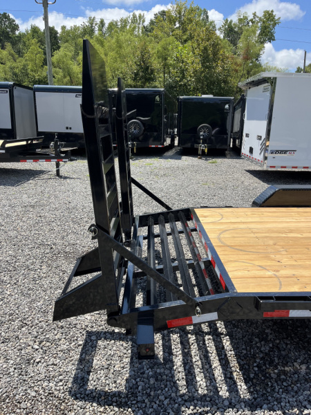 New 2025 Triple Crown 7x20 Heavy Duty Equipment Trailer, 5' Ramps, 16K GVWR