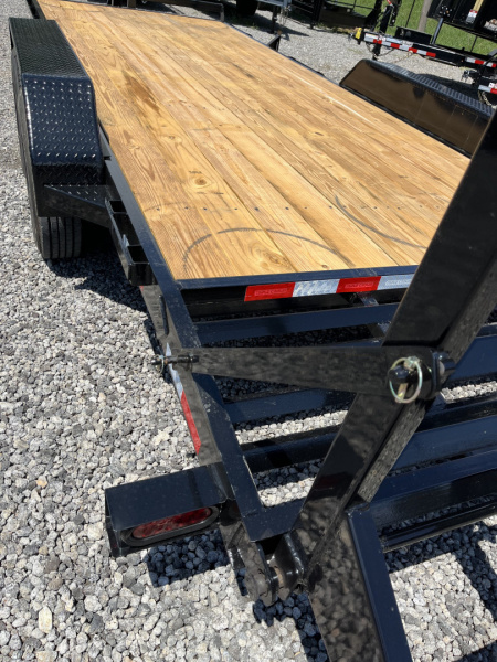 New 2025 Triple Crown 7x20 Heavy Duty Equipment Trailer, 5' Ramps, 16K GVWR