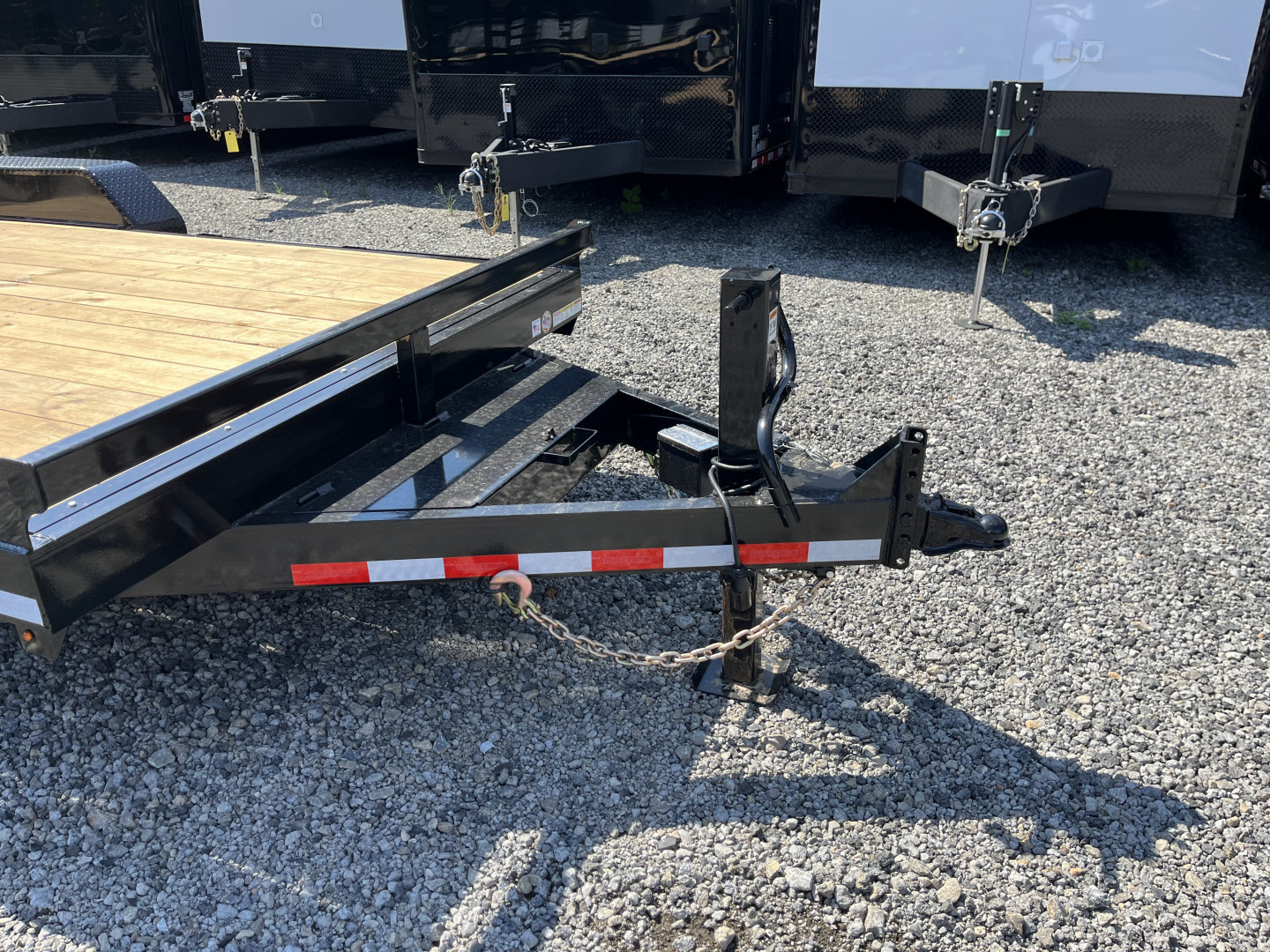 New 2025 Triple Crown 7X16 Heavy Duty Equipment Trailer, 5' Ramps, 16K GVWR