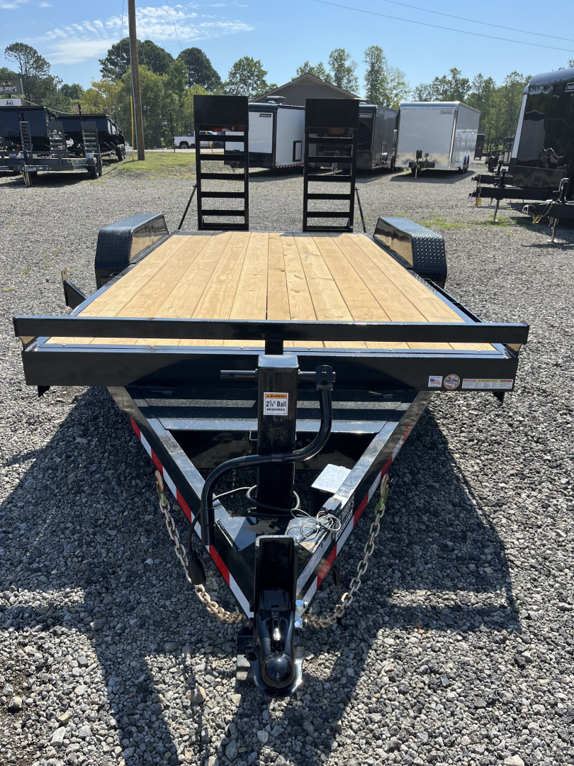New 2025 Triple Crown 7X16 Heavy Duty Equipment Trailer, 5' Ramps, 16K GVWR