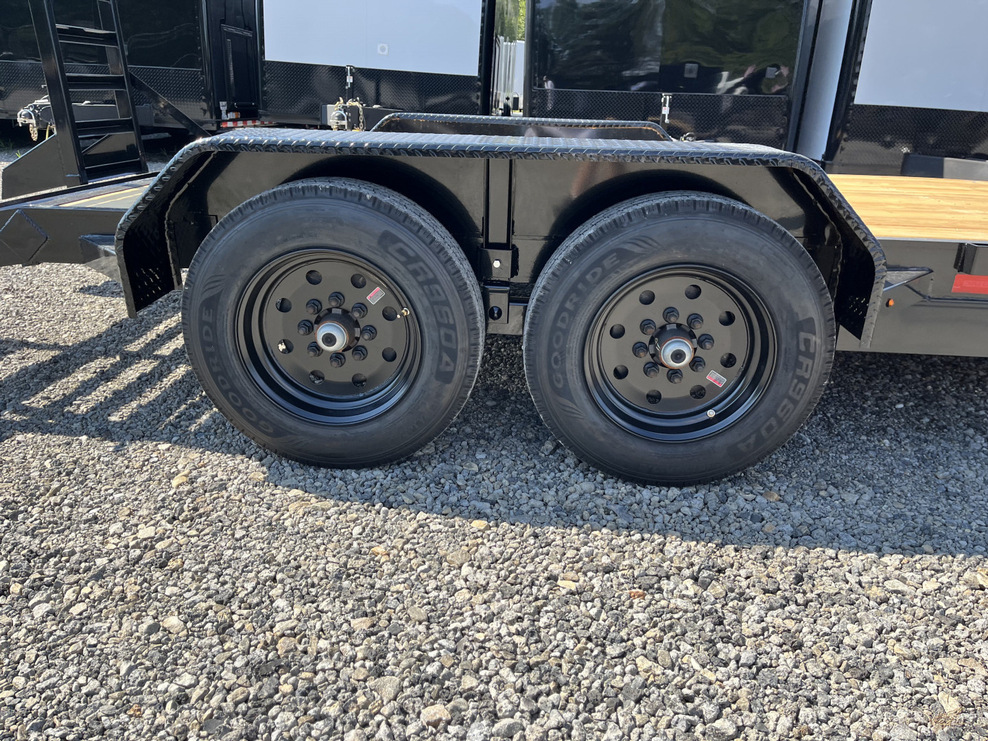 New 2025 Triple Crown 7X16 Heavy Duty Equipment Trailer, 5' Ramps, 16K GVWR