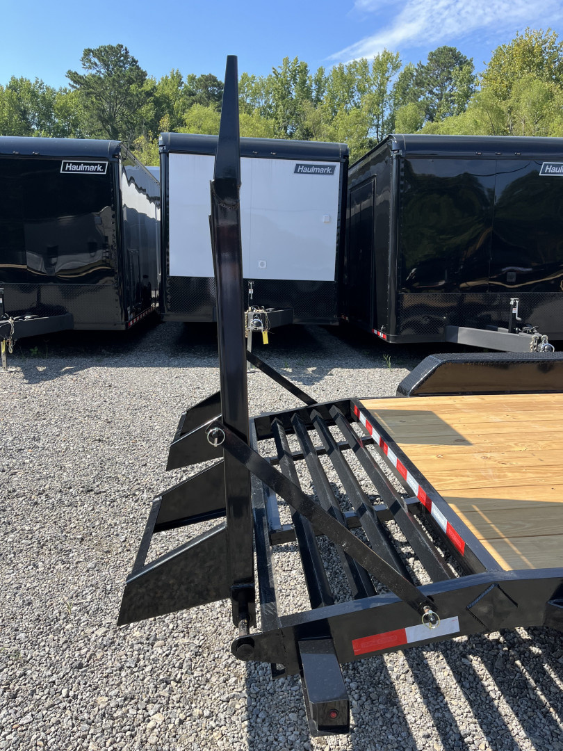 New 2025 Triple Crown 7X16 Heavy Duty Equipment Trailer, 5' Ramps, 16K GVWR