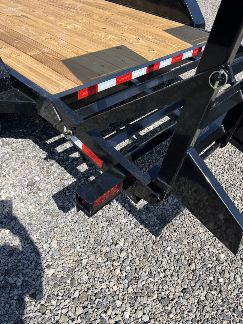 New 2025 Triple Crown 7X16 Heavy Duty Equipment Trailer, 5' Ramps, 16K GVWR